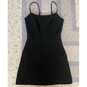 Aritzia Wilfred Isabelle Black Mini Dress